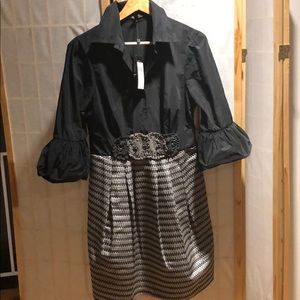 BCBG MaxAzria cocktail shirt dress Sz12 NWT